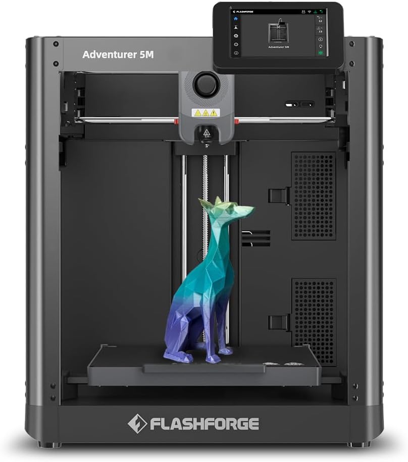 flashforge-adventurer-5m-3d-printer-600mms-high-speed-fully-auto-leveling-printer-with-quick-detachable-280-nozzle-effec FLASHFORGE Adventurer 5M 3D Printer Review