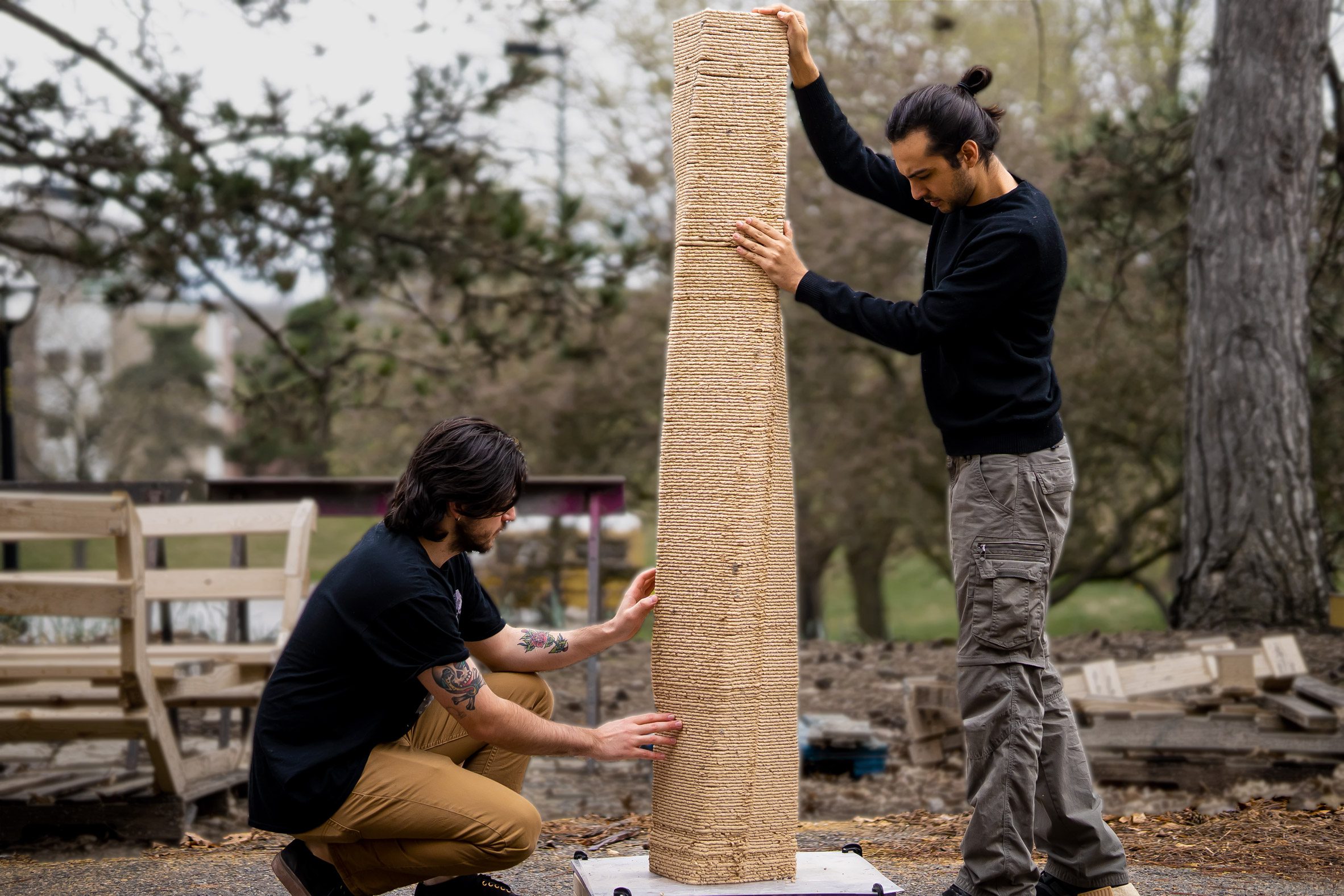 university-of-michigans-dart-lab-creates-biodegradable-concrete-casts-using-sawdust-1 University of Michigan's DART Lab creates biodegradable concrete casts using sawdust