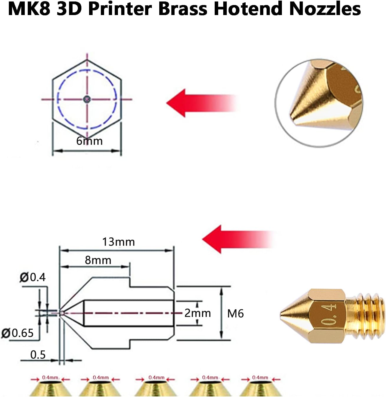 comgrow-25pcs-mk8-ender-3-v2-nozzles-04mm-3d-printer-brass-hotend-nozzles-with-diy-tools-storage-box-for-creality-ender-1-1 Comgrow Nozzles 0.4MM Review