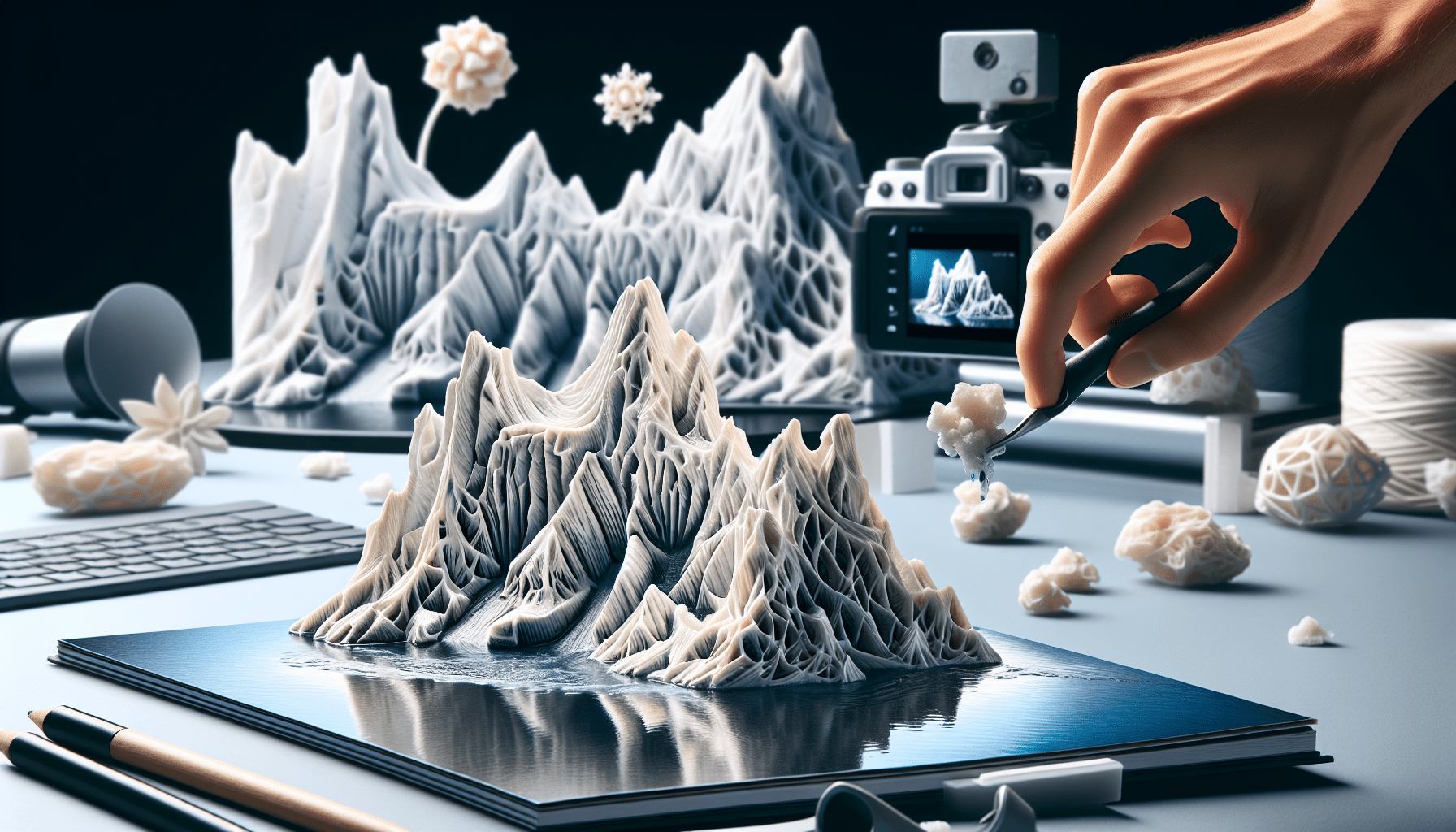 nagami-3d-prints-recycled-plastic-to-mimic-melting-glaciers-in-spanish-boutique-1 Nagami 3D-prints recycled plastic to mimic melting glaciers in Spanish boutique