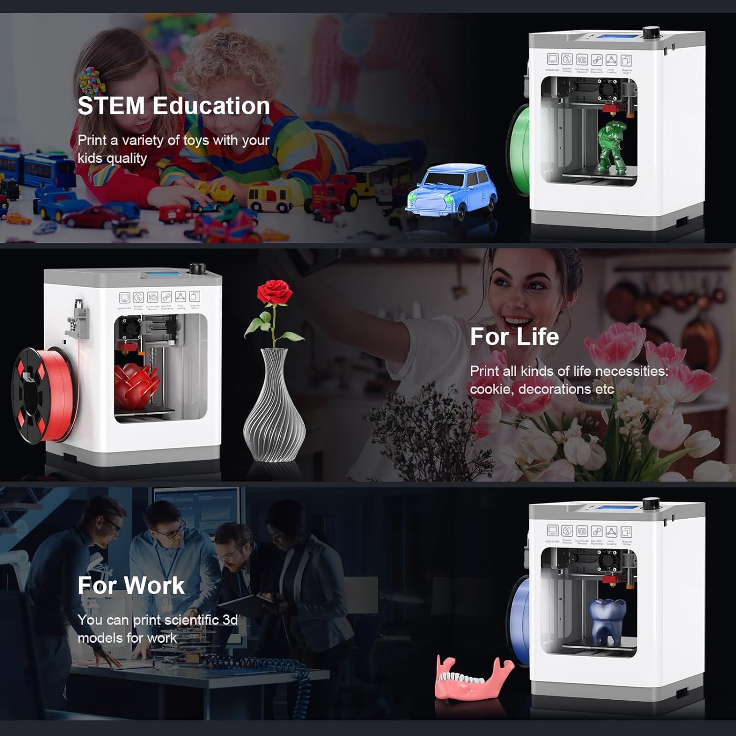 tina2s-3d-printers-for-kids-and-beginners-mini-3d-printer-with-wi-fi-printing-and-auto-leveling-fully-assembled-small-3d-3 Mini Wi-Fi 3D Printing Review