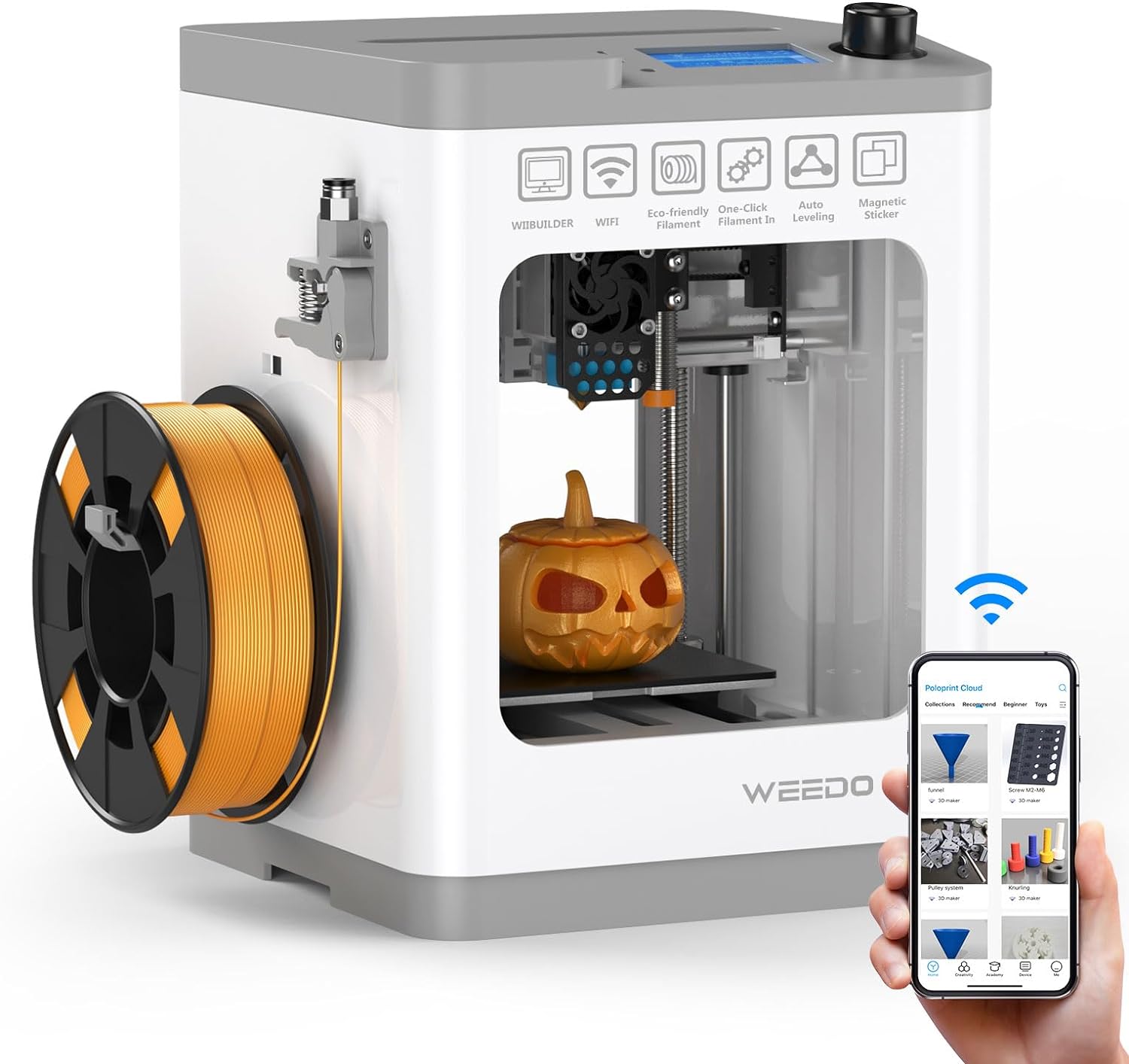 tina2s-3d-printers-for-kids-and-beginners-mini-3d-printer-with-wi-fi-printing-and-auto-leveling-fully-assembled-small-3d Mini Wi-Fi 3D Printing Review