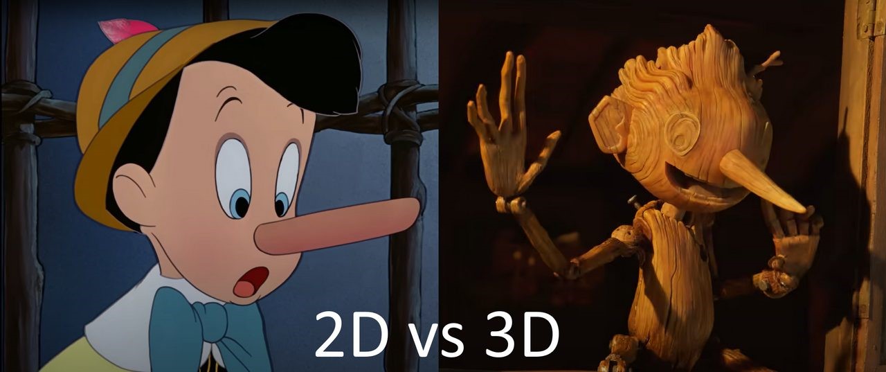 2d-vs-3d Blending 2D and 3D Techniques: The Intersection of Animation