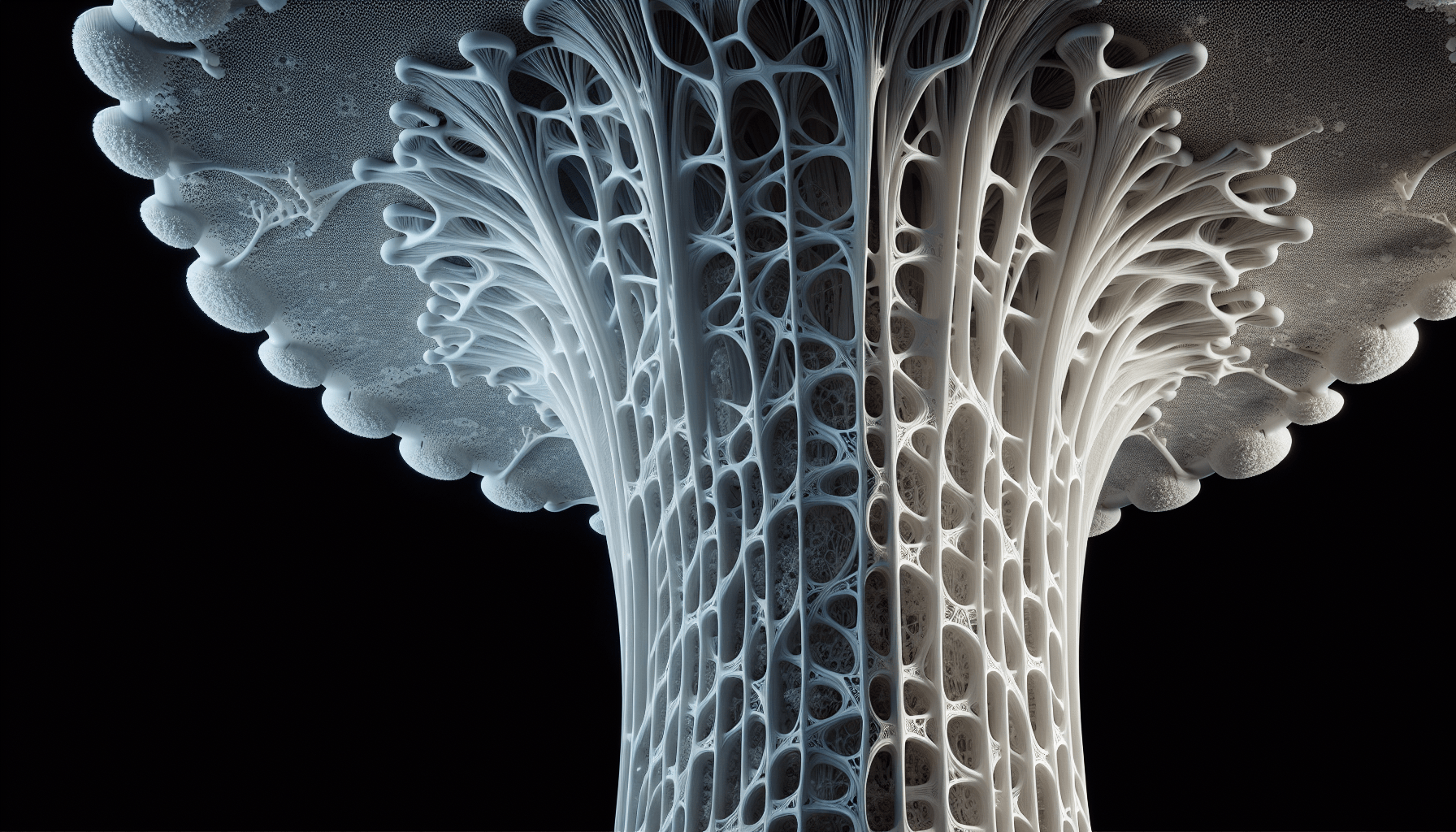 3d-printed-mycelium-tree-column-by-blast-studio-architecture-that-could-feed-people 3D-Printed Mycelium Tree Column by Blast Studio: Architecture That Could Feed People