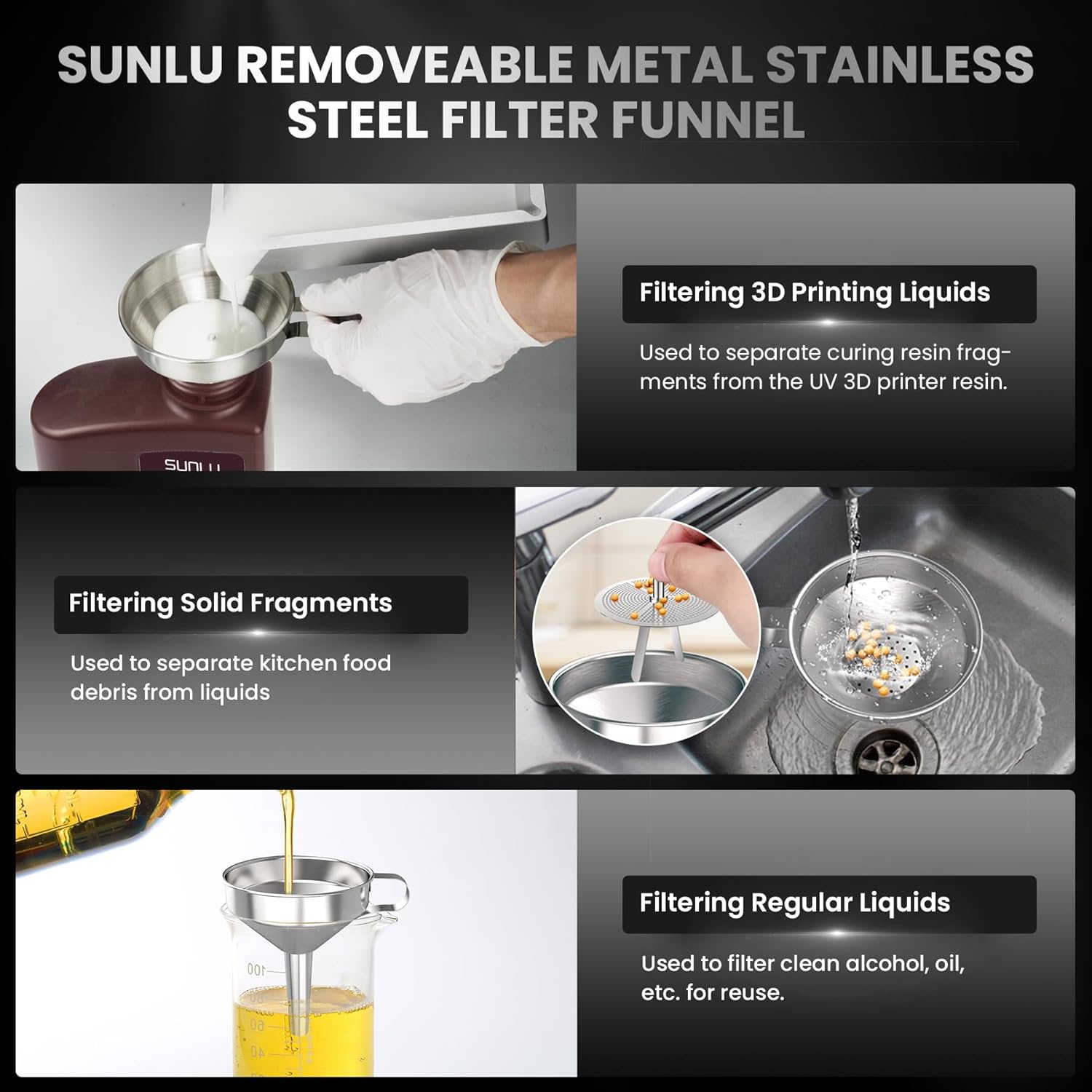 sunlu-3d-printer-resin-funnel-kit-2-packs-304-3d-stainless-steel-funnels4-packs-strainer-filters-3d-printer-accessories-1-2 SUNLU 3D Printer Resin Funnel Kit Review
