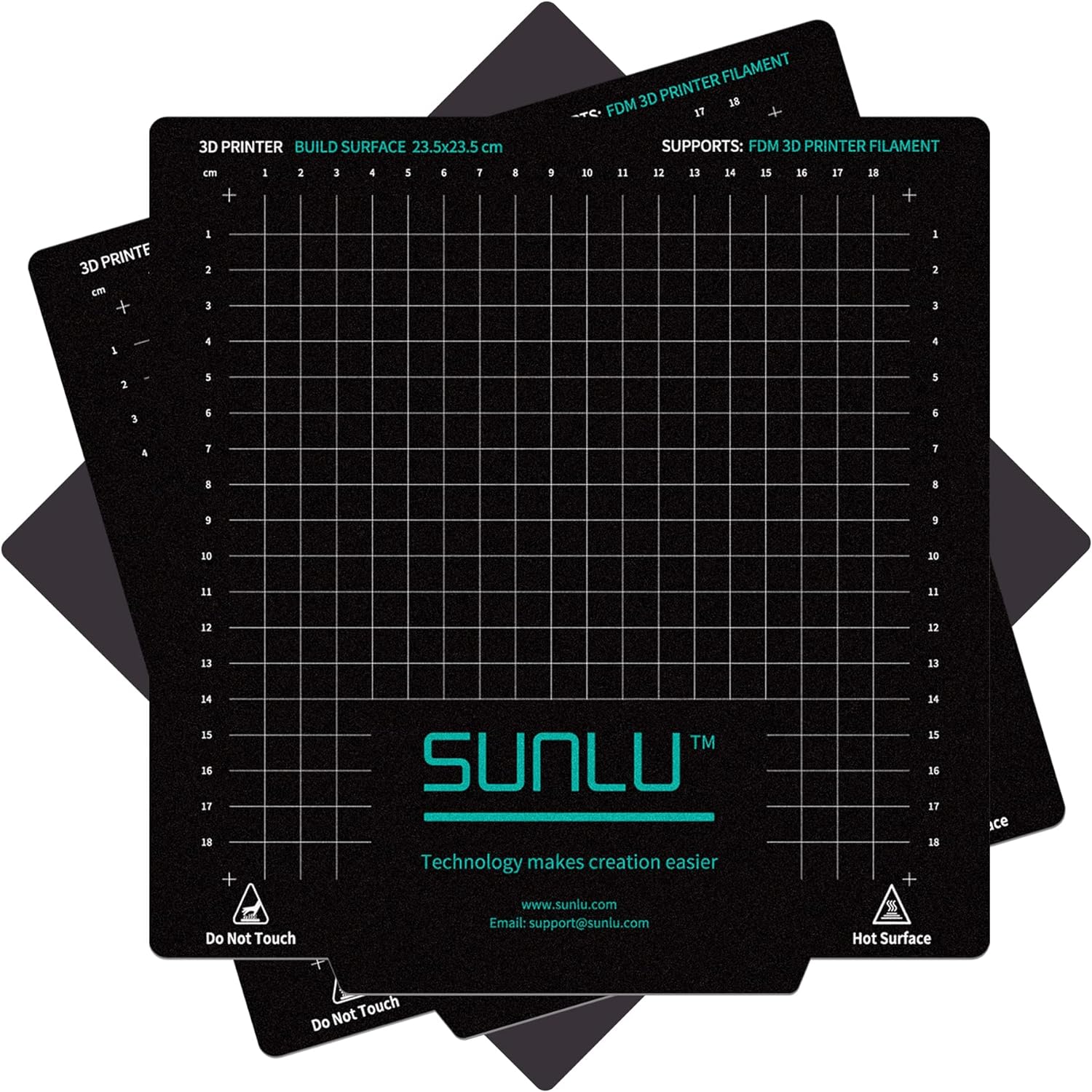 sunlu-magnetic-build-surface-good-adhesion-3pcs-flexible-removable-build-platforms-for-3d-printers-ender-3-5-t3-heated-b SUNLU Magnetic Build Surface Review