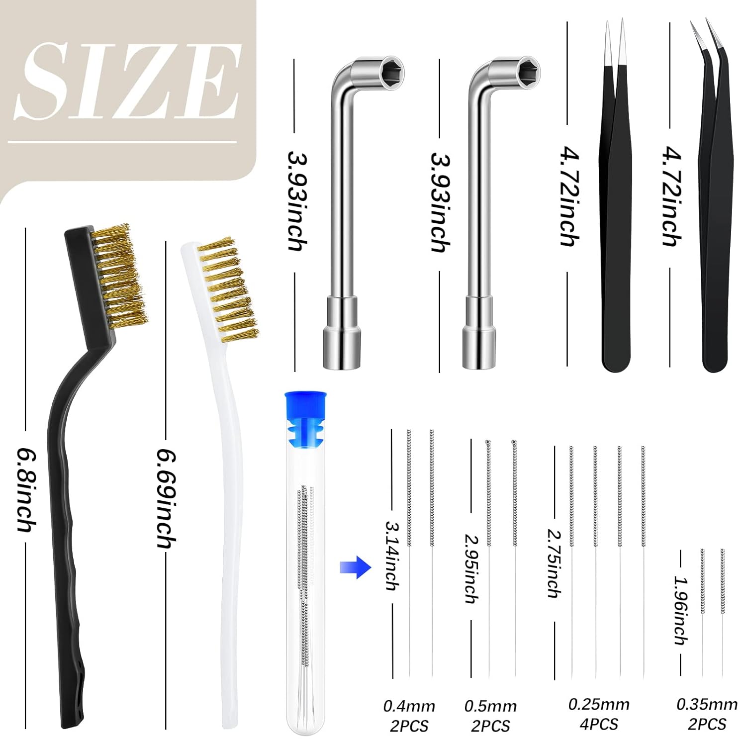 16-pieces-3d-printer-nozzle-wrench-cleaning-kit10-nozzle-cleaning-pins-with-storage-box-2-tweezers-2-cleaning-copper-wir-1 16 Pieces 3D Printer Nozzle Cleaning Kit Review