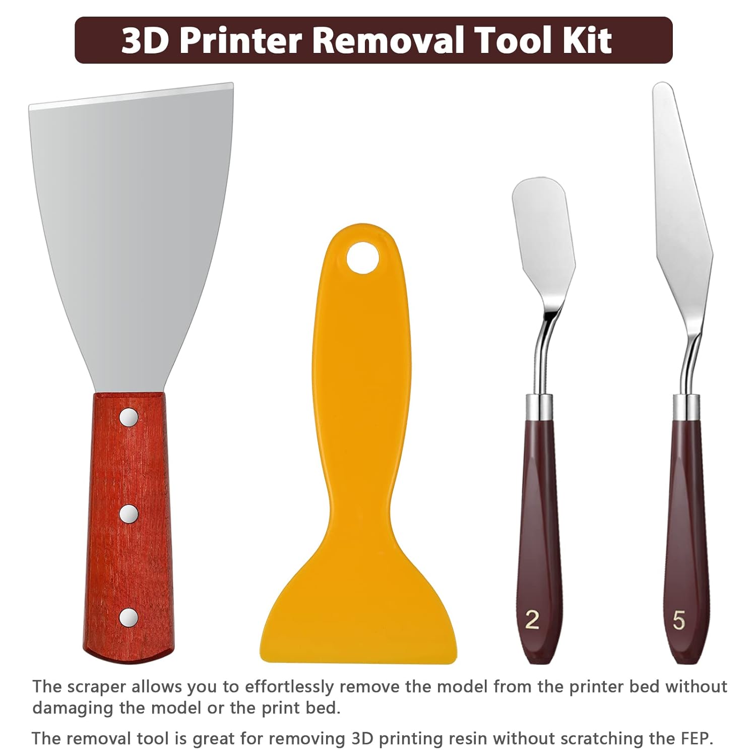 25-pcs-3d-printer-tools-kit-3d-printing-accessories-include-2-wire-brush-1-putty-knife-1-plastic-shovel-5-diamond-files-1-3 25 Pcs 3D Printer Tools Kit Review