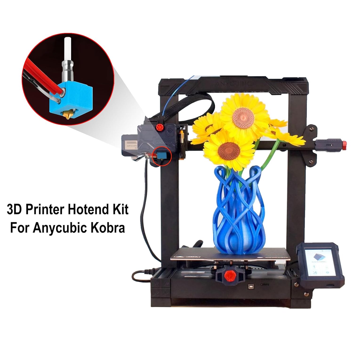 3d-printer-hotend-kit-for-anycubic-vyper-3d-printer-accessories-replacement-print-head-kit-with-5pcs-silicone-socks-and-1-4 3D Printer Hotend Kit for Anycubic Vyper Review