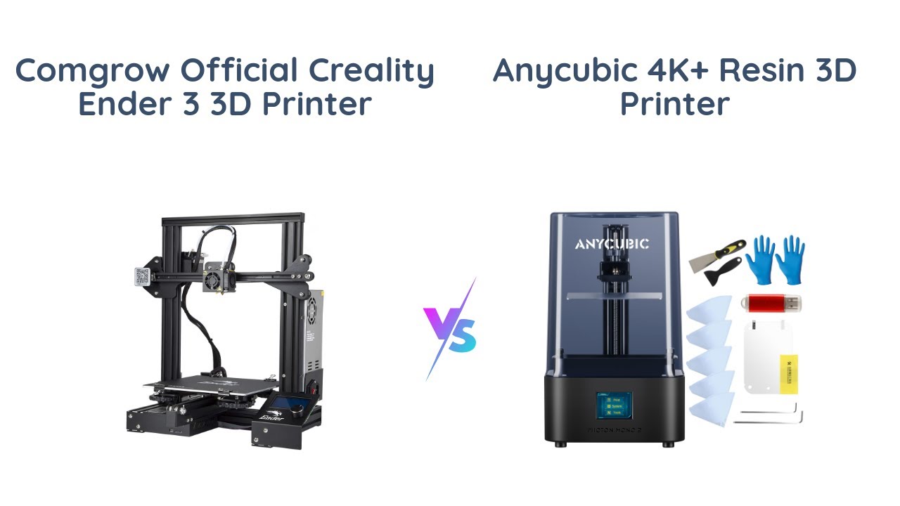 Creality Ender 3 vs Anycubic Photon Mono 2: A 3D Printers Showdown