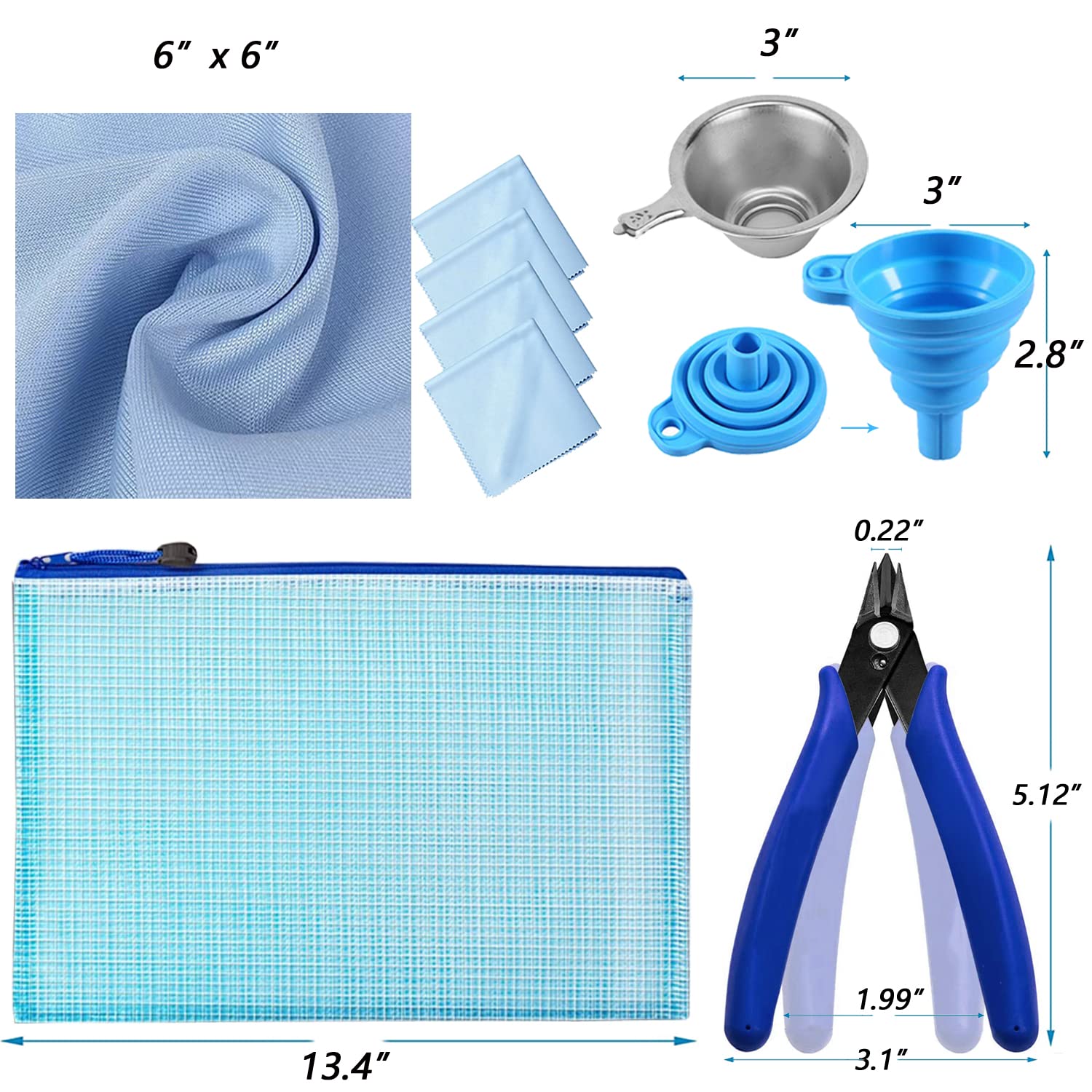 lcd-3d-printer-accessories-resin-tool-kit-includes-stainless-steel-funnel-resin-filter-silicone-pad-photosensitive-resin-2 LCD 3D Printer Accessories Resin Tool Kit Review
