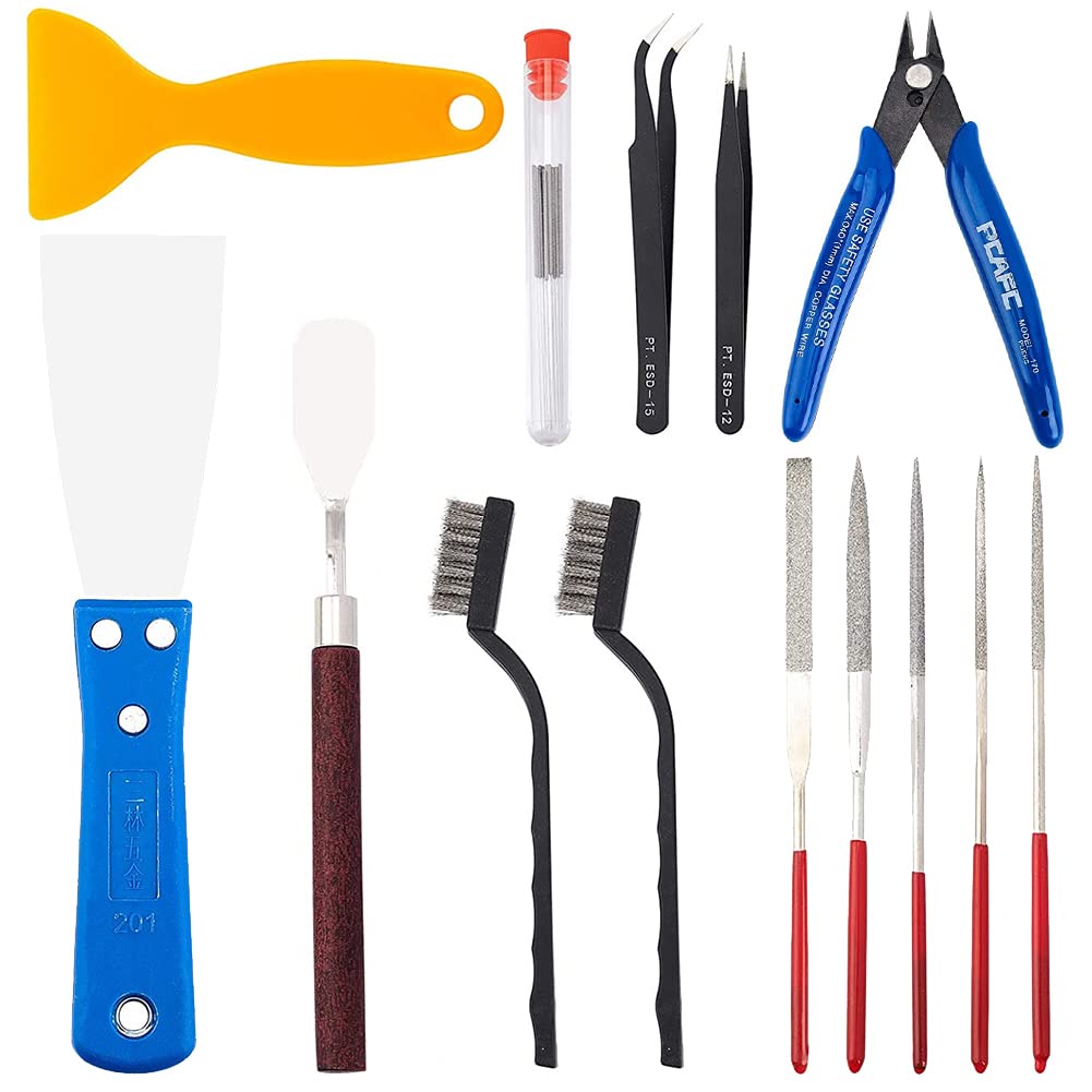 olycraft-23pcs-3d-printer-tool-3d-printer-nozzle-cleaning-tool-removal-tool-kit-includes-putty-knife-wire-brush-wire-flu OLYCRAFT 23PCS 3D Printer Tool Review