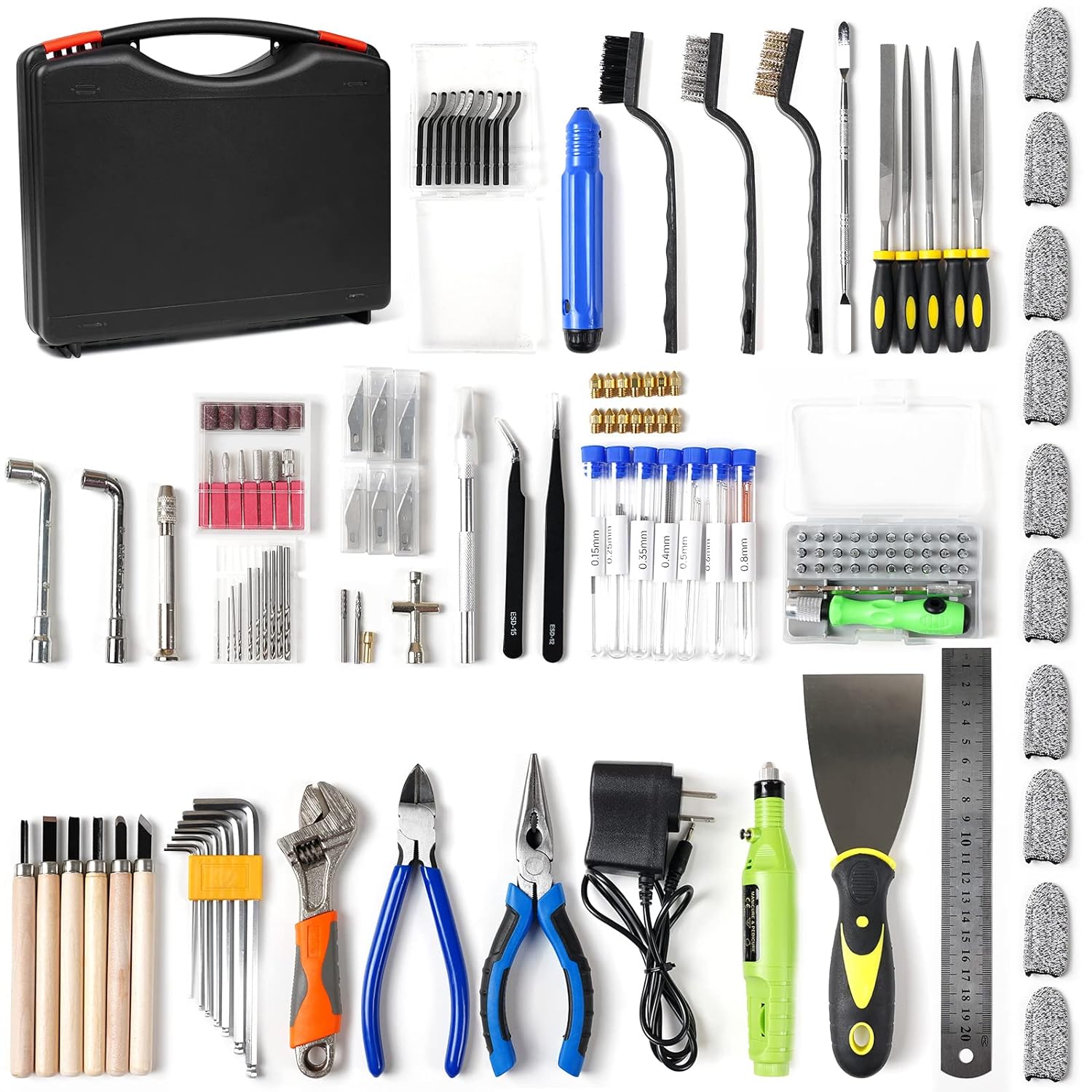 twotrees-244-piece-3d-printer-tool-kit-diverse-3d-printer-nozzle-cleaning-kit-and-repair-tool-set-including-tool-box-for Twotrees 244 Piece 3D Printer Tool Kit Review