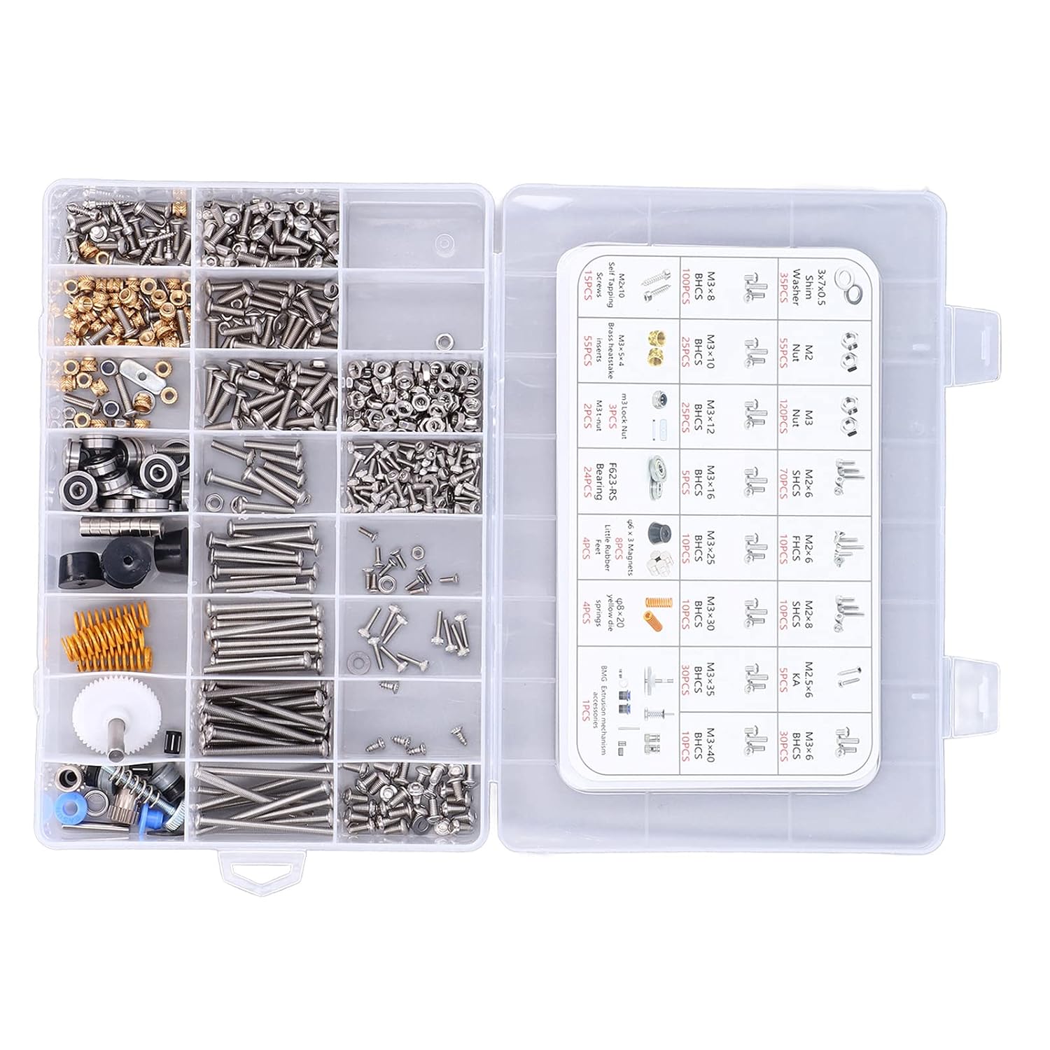 3d-printer-fastener-kit-3d-printer-hardware-parts-assortment-various-accessories-for-diy-project-for-voron-01-3 3D Printer Fastener Kit Review