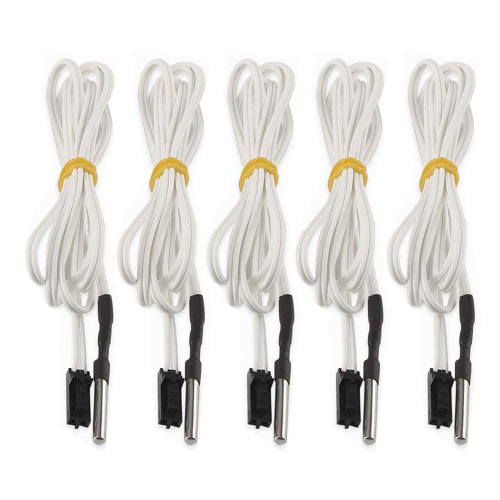 5pcs-3d-printer-100k-thermistor-temp-sensor-hotend-quick-replacement-parts-with-1m-cable-and-2pin-connector-3d-printing- 5pcs 3D Printer 100K Thermistor Temp Sensor Review