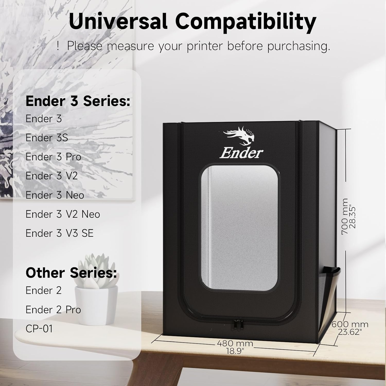 creality-official-3d-printer-enclosure-constant-temperature-protective-cover-fireproof-dustproof-480-600-720mm-for-ender-1 Creality Official 3D Printer Enclosure Review