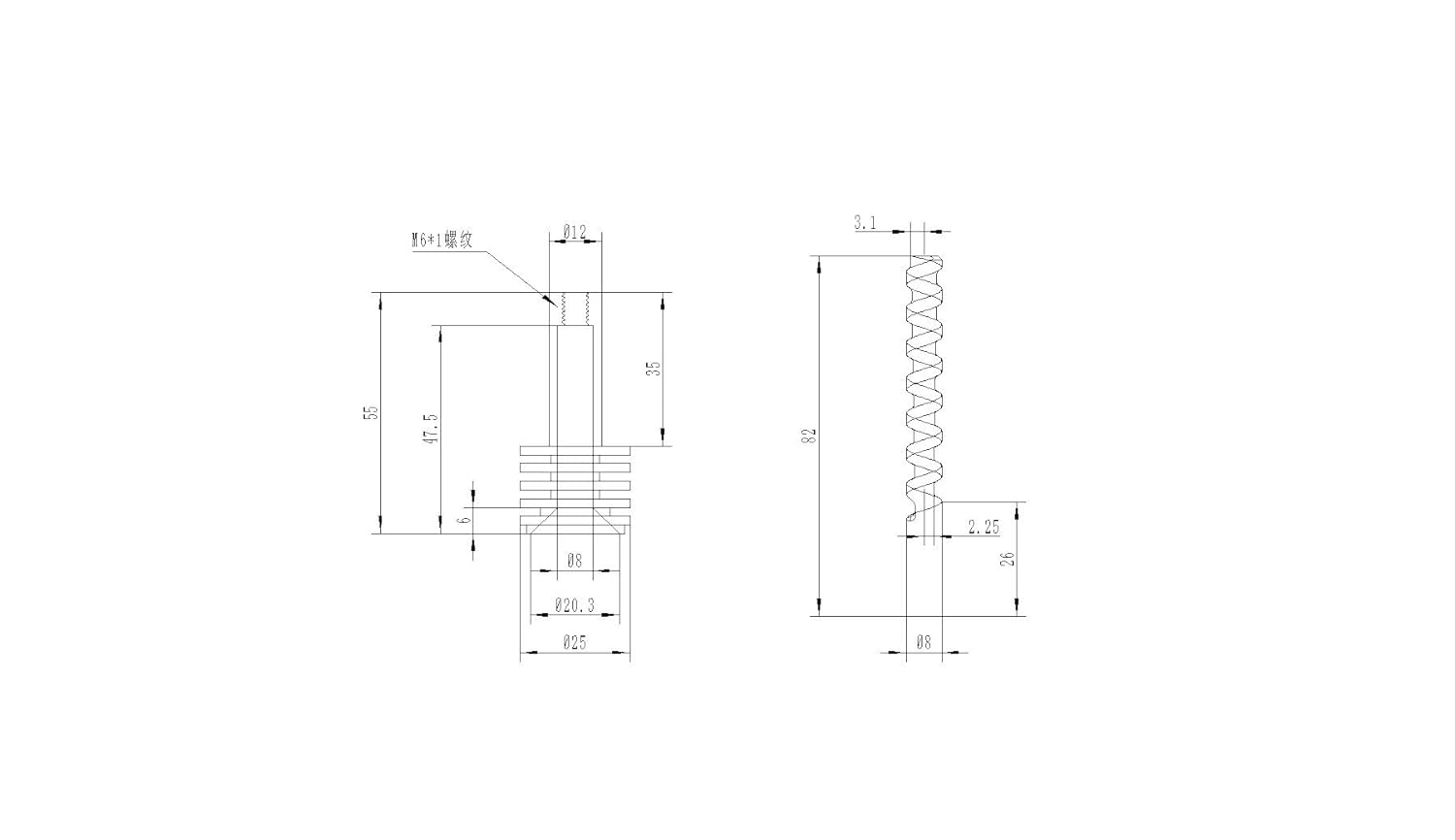 diy-parts-pellet-feeding-screw-rod-and-heat-break-tube-holder-for-pellet-extruder-large-format-3d-printer-accessories-an-1 DIY Parts Pellet Feeding Screw Rod Review