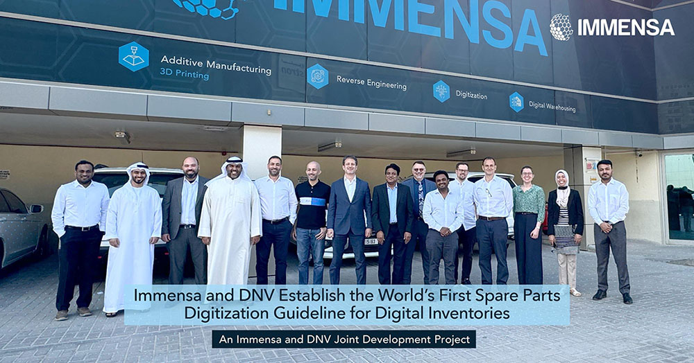 Immensa and DNV Collaboration Launches Global Guideline for Digitizing Spare Parts