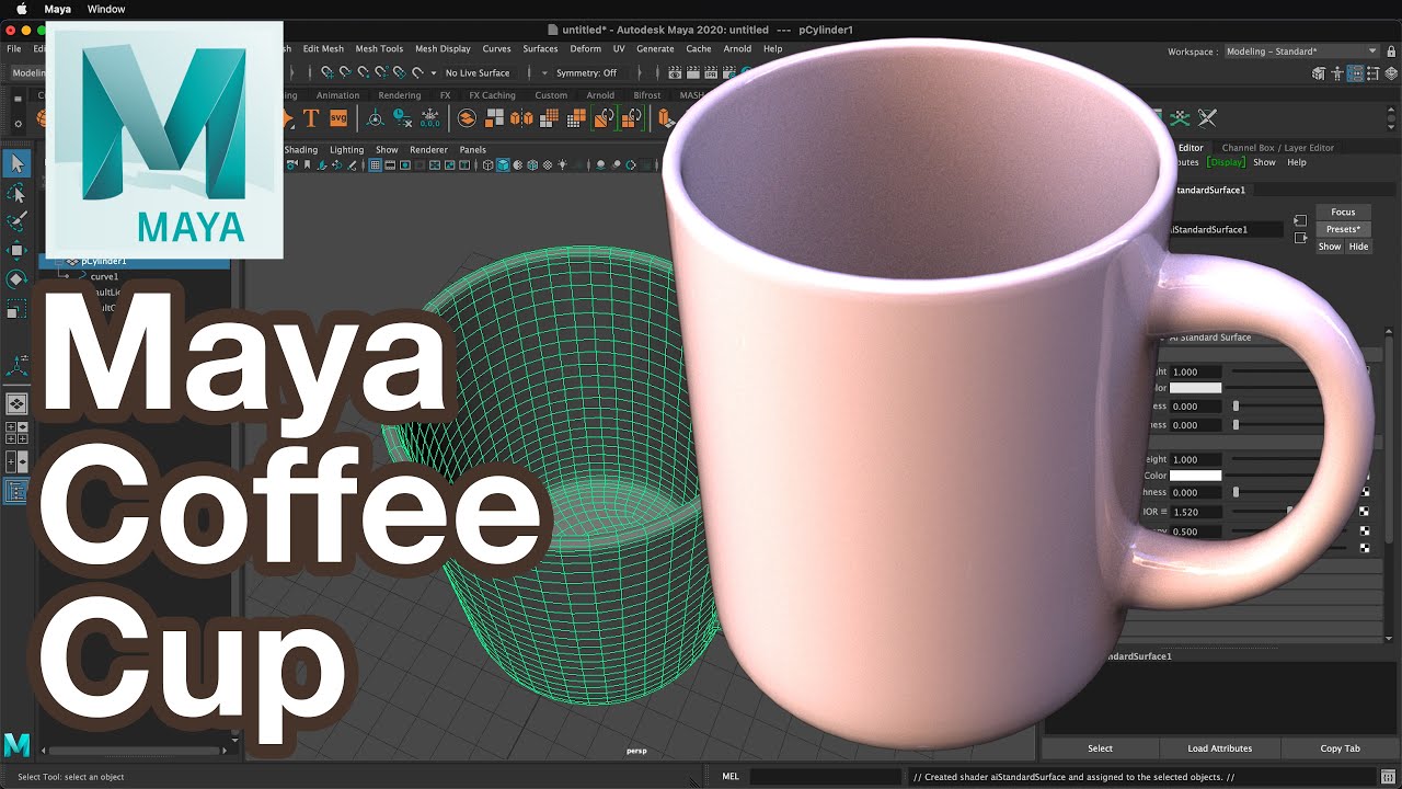 maya-tutorial-model-a-coffee-cup Maya Tutorial: Model a Coffee Cup