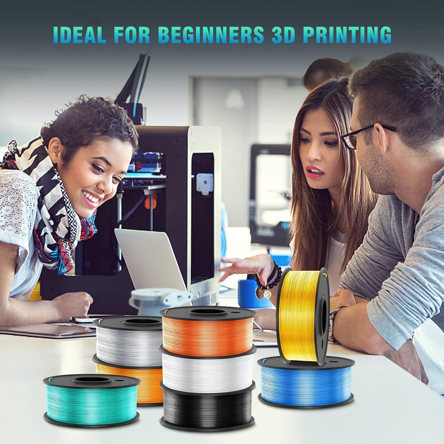 sunlu-3d-printer-silk-filamentshiny-silk-pla-filament-175mm-smooth-silky-surface-great-easy-to-print-for-3d-printers-dim-3 SUNLU 3D Printer Silk Filament Review