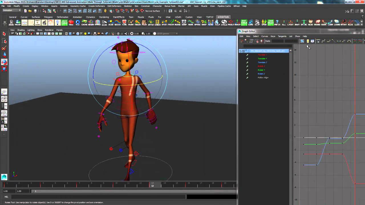 learn-to-animate-a-3d-walking-character-in-spline-2 Learn to Animate a 3D Walking Character in Spline