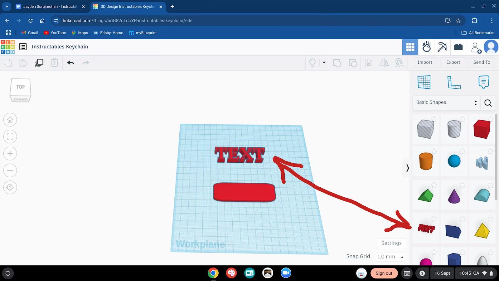 Crafting a Personalized Keychain with Tinkercad