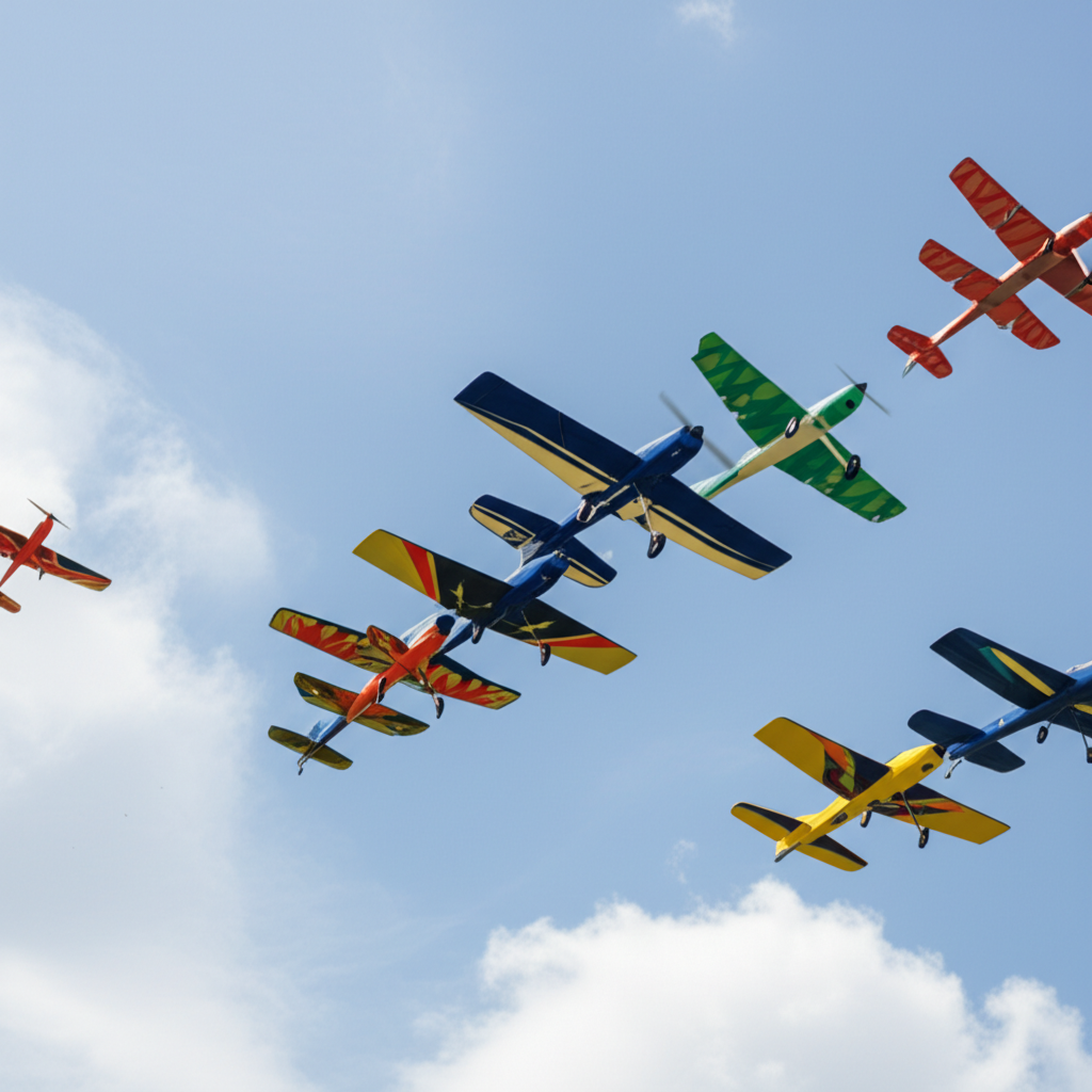3D-Printed Aircraft Soar at Indiana Flyers Club Summer Solstice Fun Fly