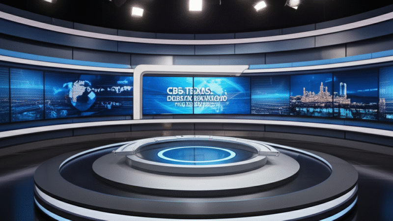 CBS Texas Debuts AR/VR Studio: The Future of News?